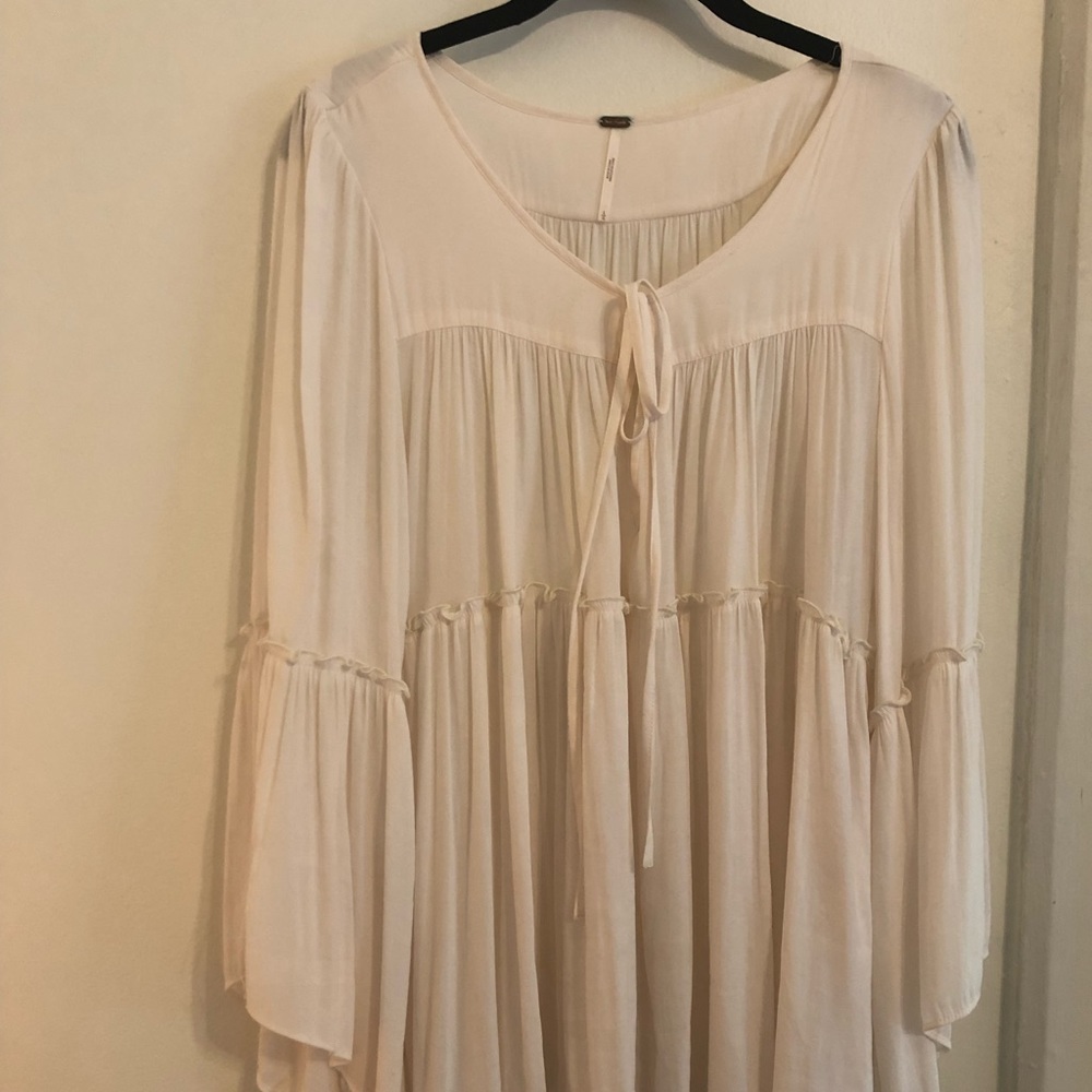 Free People Cream Top